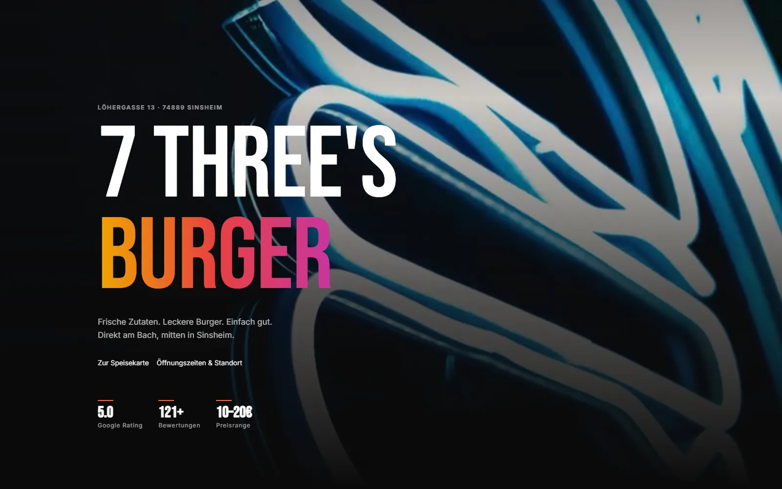 Startseite von 7 Three's Burger